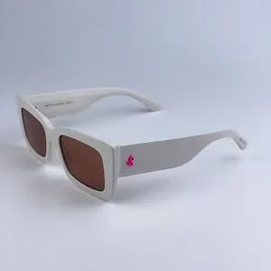 ? Jimmy Choo VITA/S SZJ Sunglasses Ivory Burgundy Rectangle Women Jimmy Choo Women main image 4